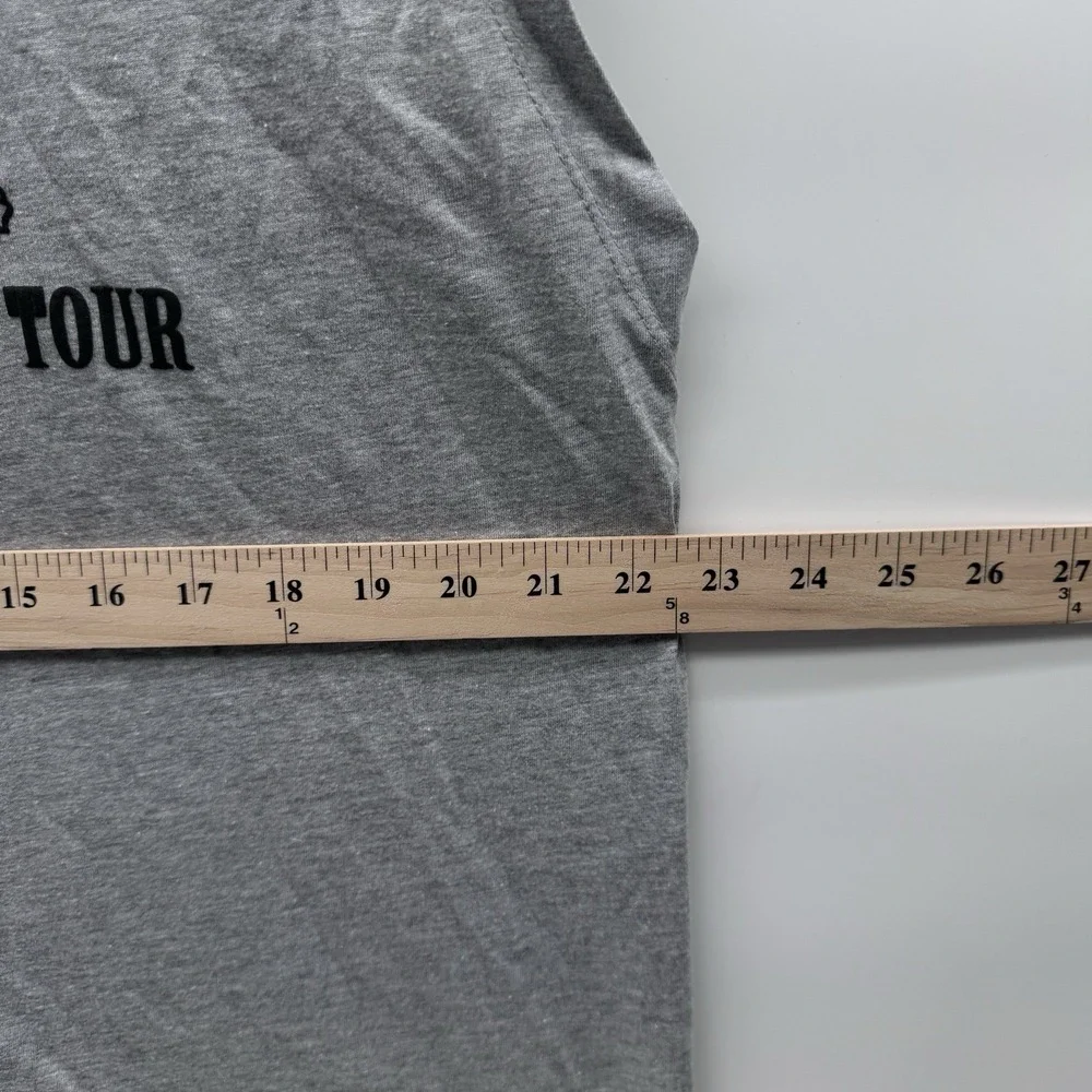 NWT True Religion Hooded Tank Mens S Light Grey World Tour Buddha Sleeveless Gym